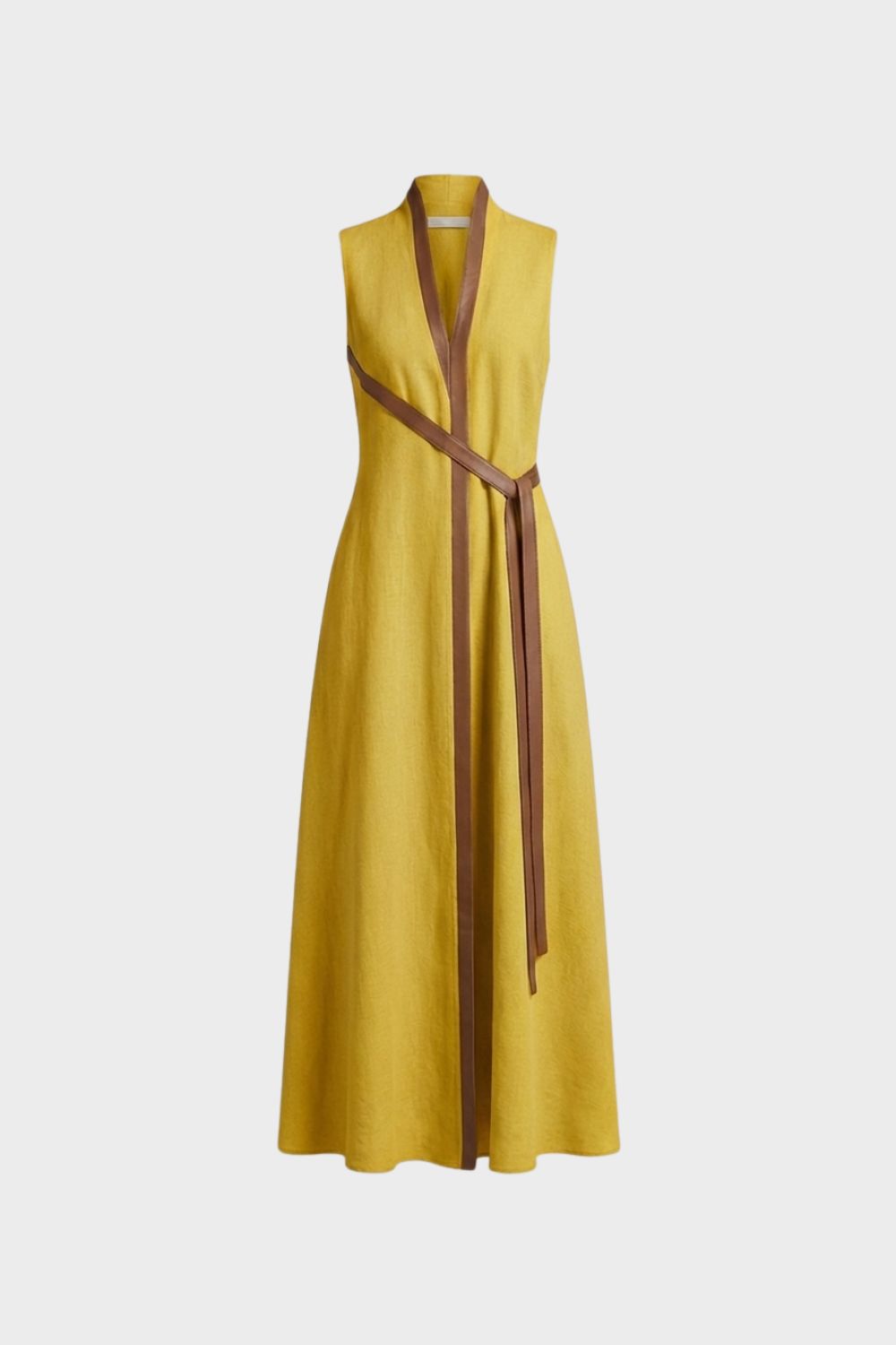 Damen Sommer-Maxikleid A-Linie Taillengürtel – Farb-Übersicht