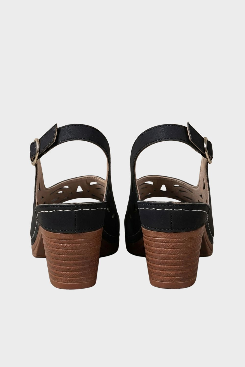 Damen Sommer Sandaletten Keilabsatz Riemchen – Detail-Ansicht