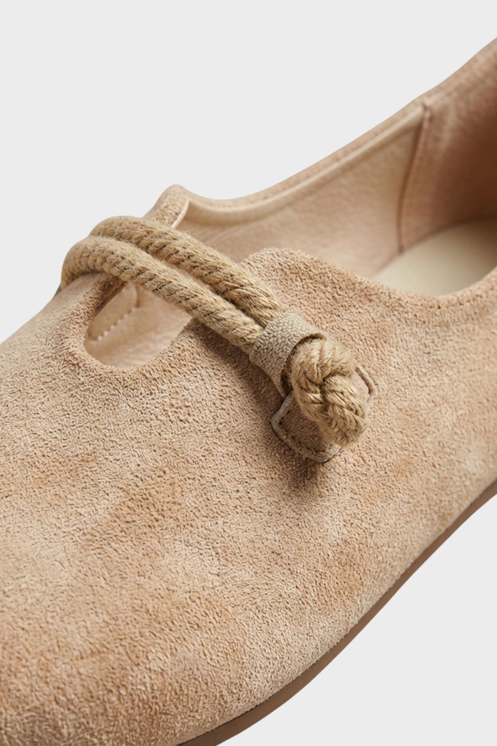 Damen Slip-On Schuhe Schleife – Profil-Ansicht