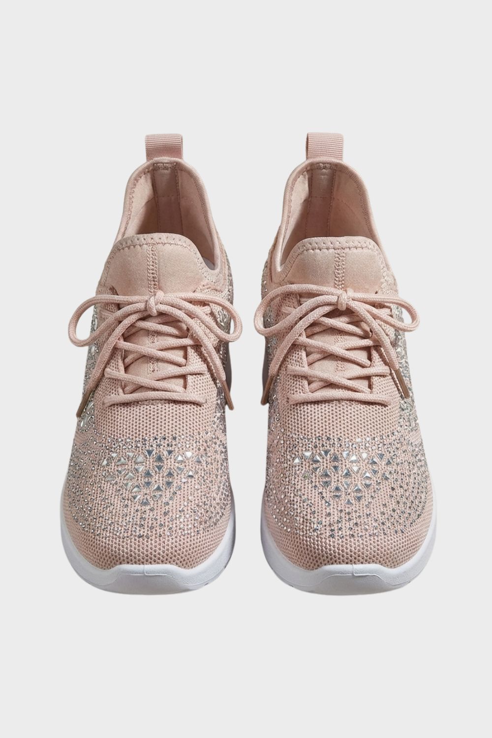Damen Glitzer-Sneaker Strass Mesh – Größentabelle