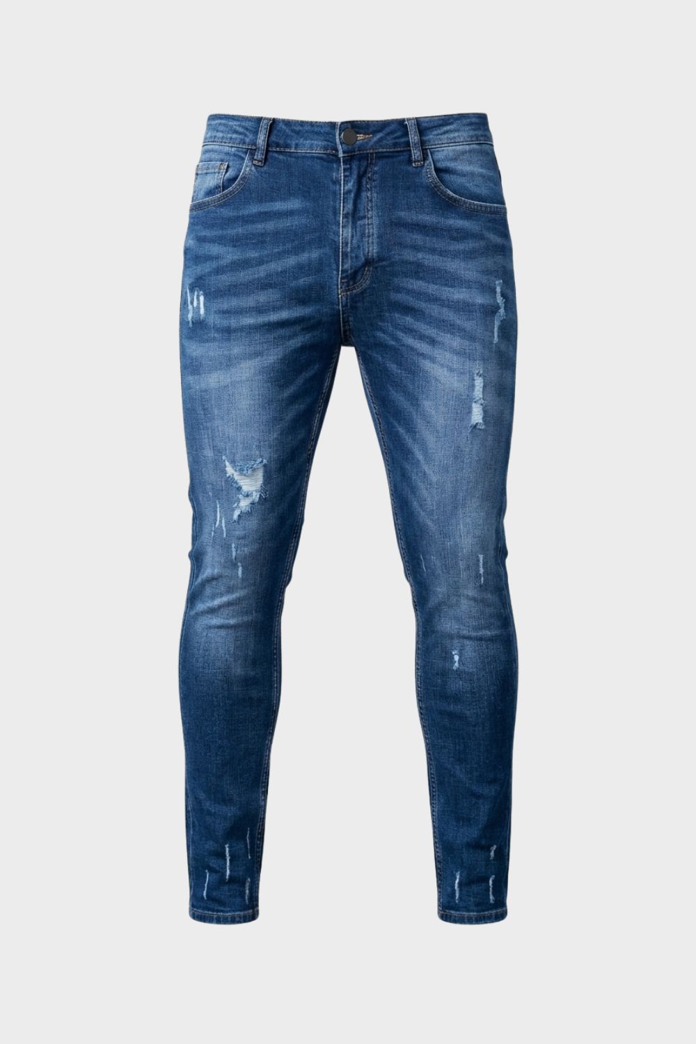 Herren Skinny Jeans Used-Distressed – Hauptansicht