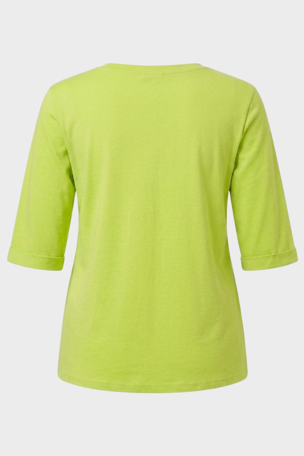 Damen Basic-T-Shirt Rundhals Kurzarm – Detail-Ansicht