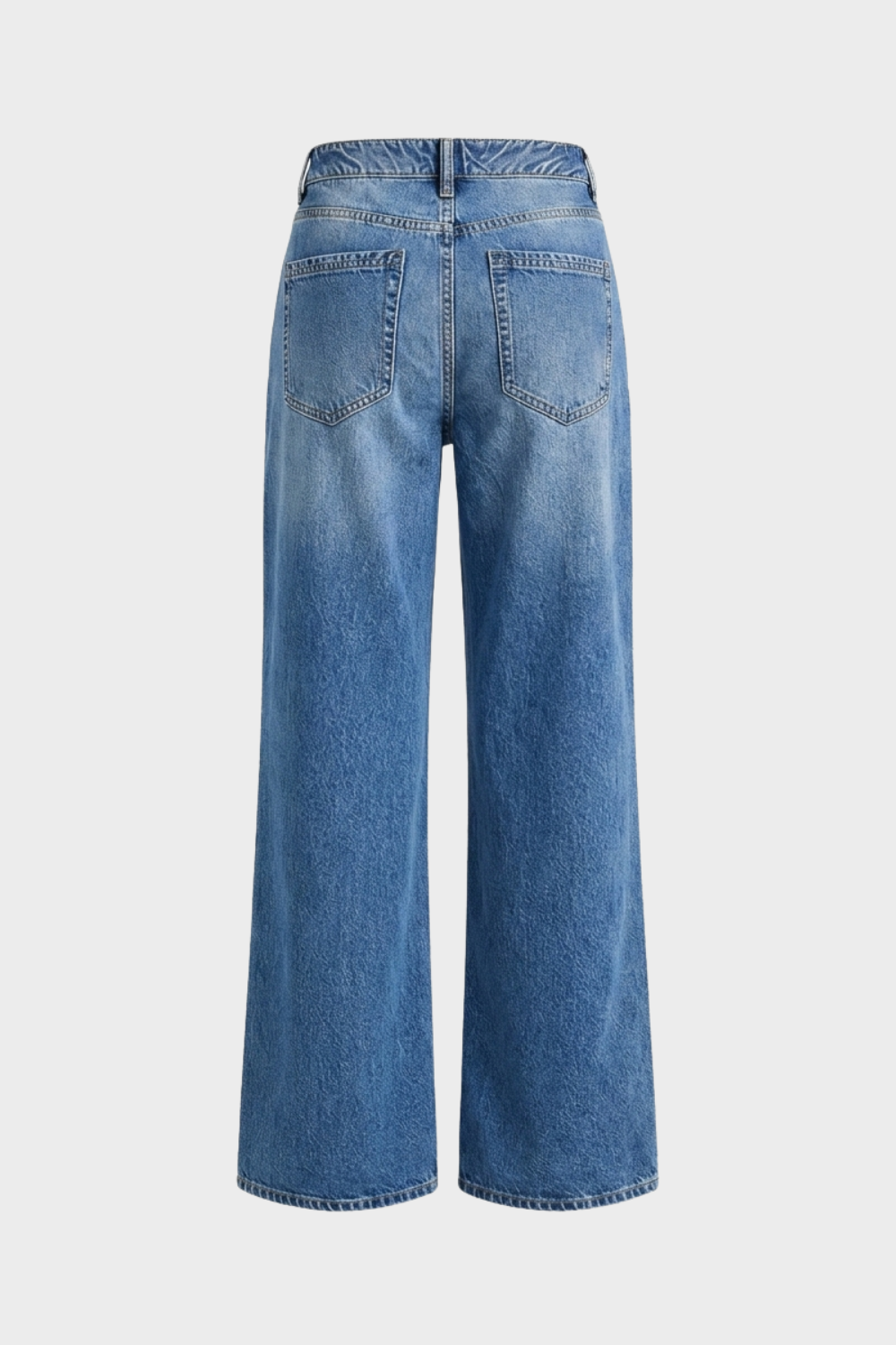 Damen Wide-Leg Jeans 70er High-Waist – Profil-Ansicht