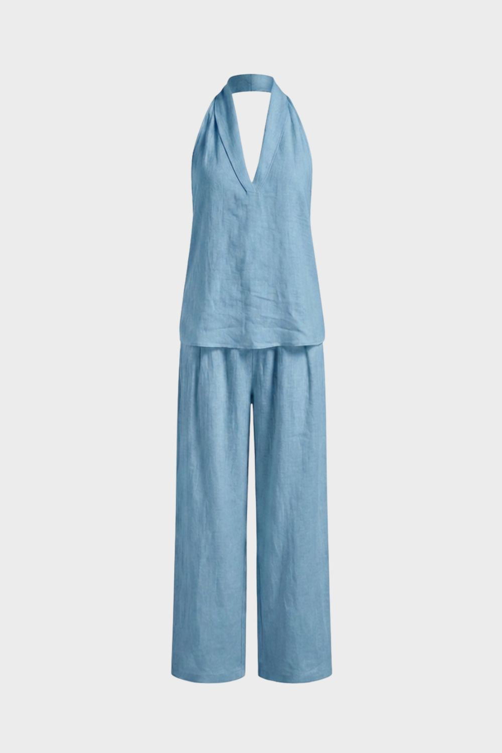 Damen Sommer-Outfit Top Wide-Leg-Hose – Lifestyle-Look