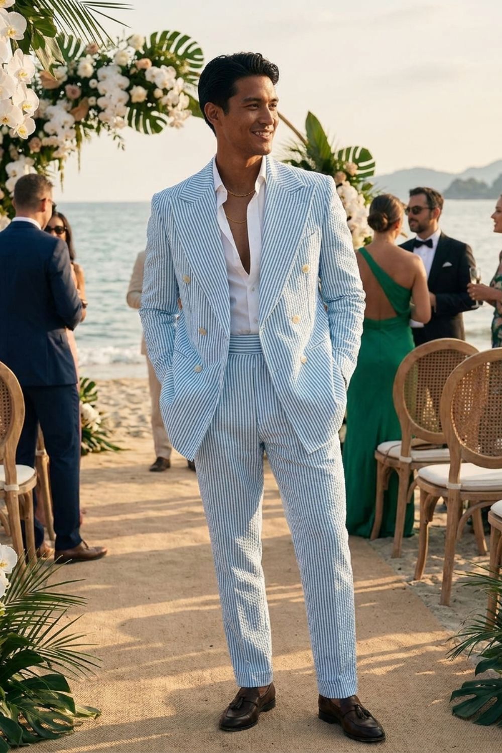 Herren Anzug Doppelreiher Streifen – Styling-Inspiration
