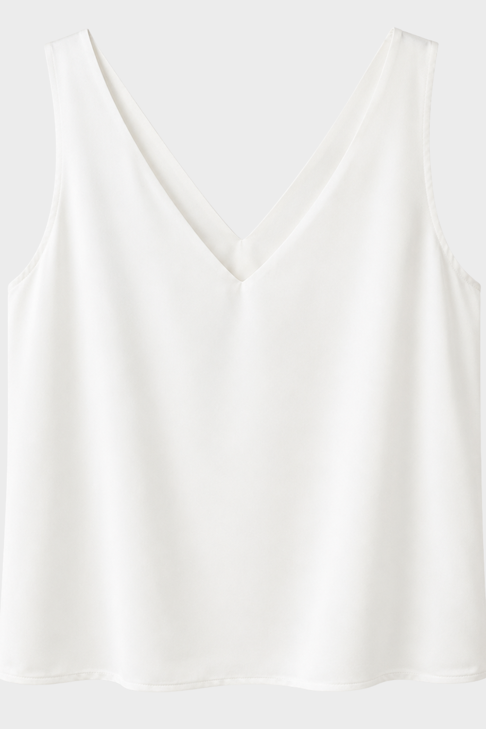 Damen Satin-Top Tank V-Ausschnitt – Farb-Übersicht