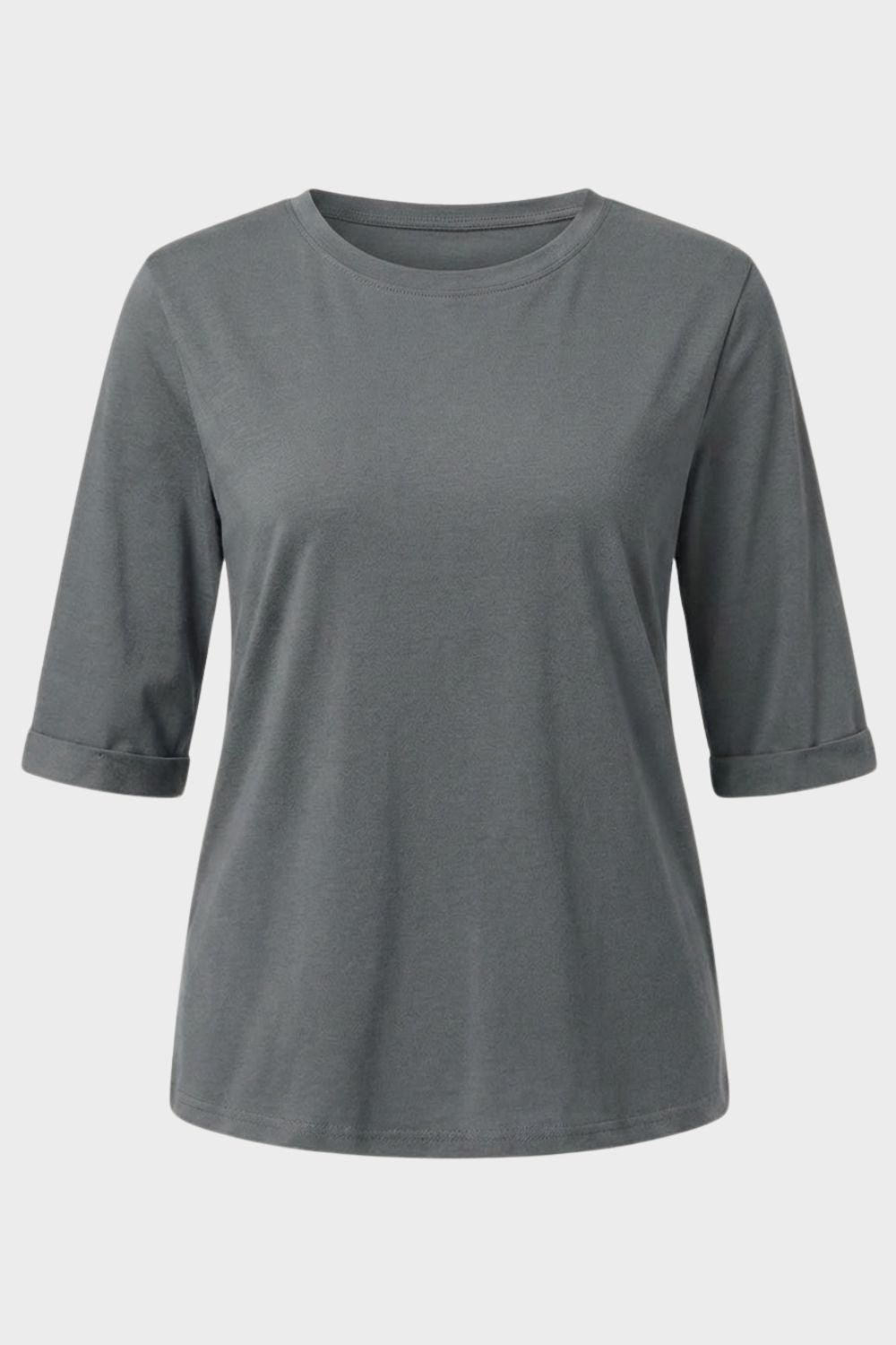Damen Basic-T-Shirt Rundhals Kurzarm – Styling-Inspiration