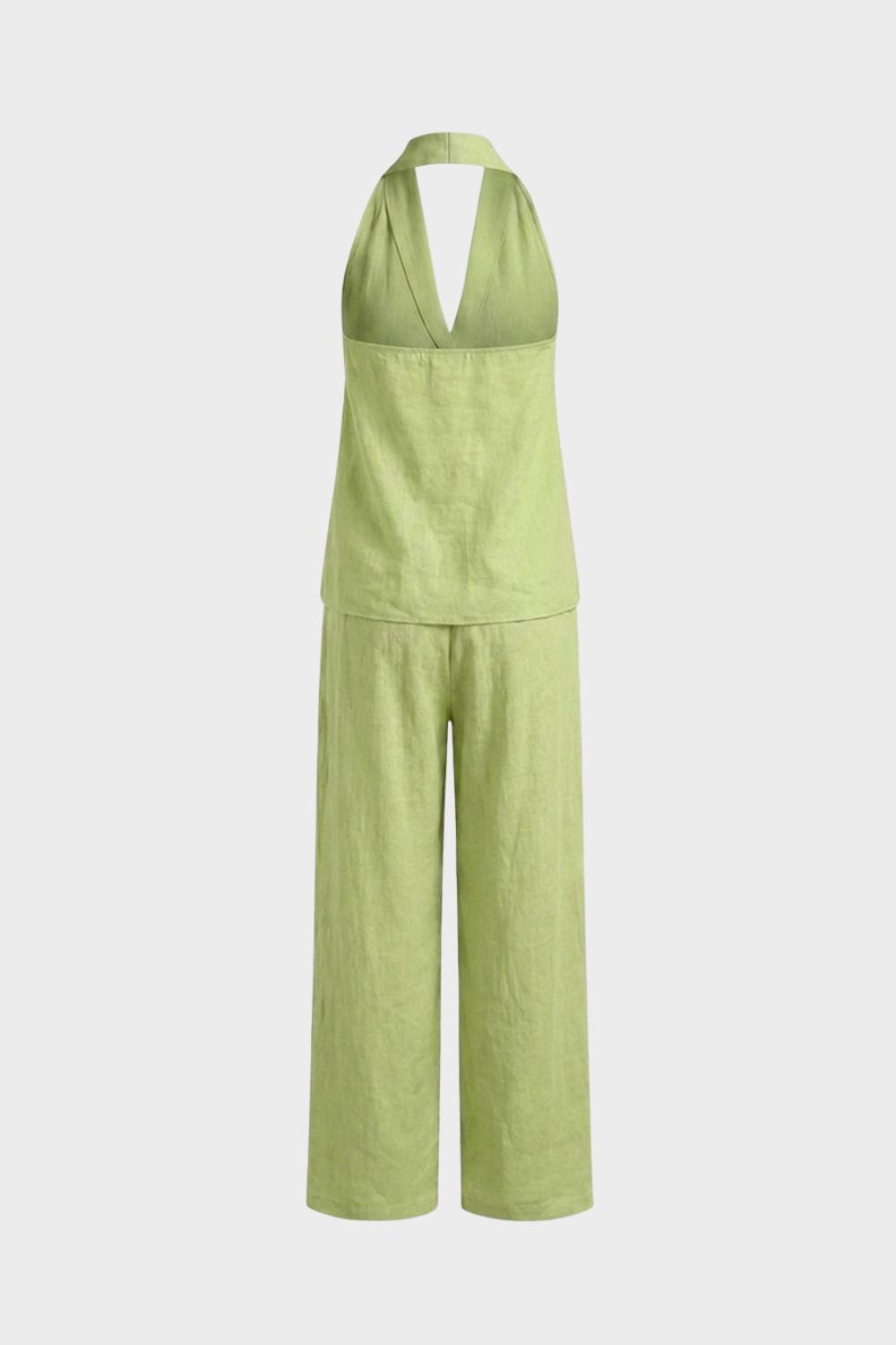 Damen Sommer-Outfit Top Wide-Leg-Hose – Detail-Ansicht