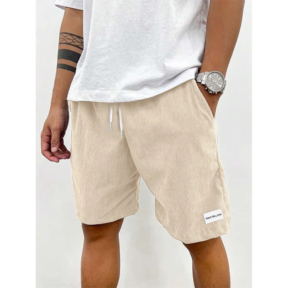 Herren Bermuda Comfort-Shorts Tunnelzug – Profil-Ansicht