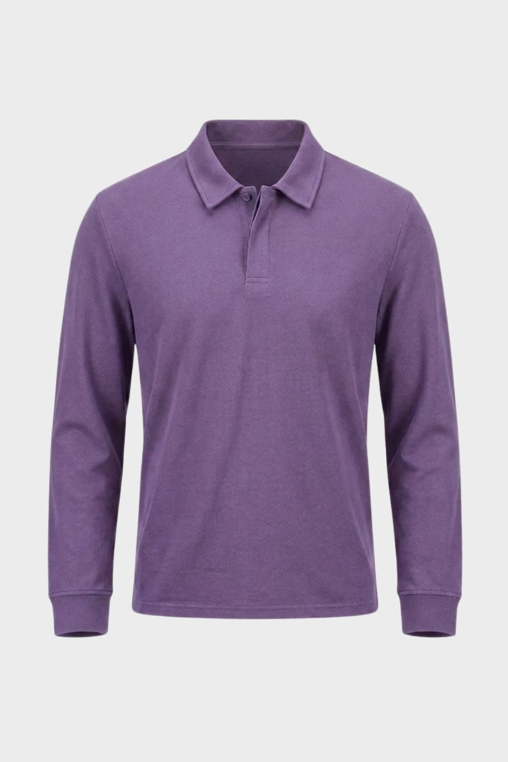 Herren Langarm-Polo | Polokragen & Knopfleiste