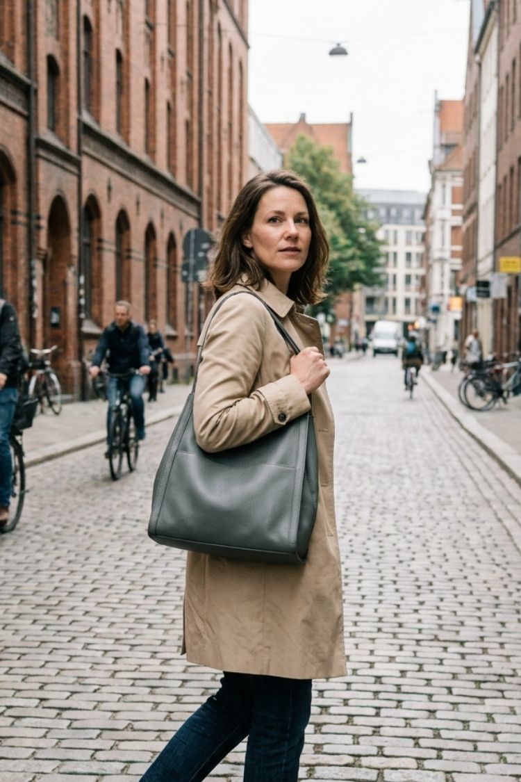Damen Schultertasche | Breiter Träger