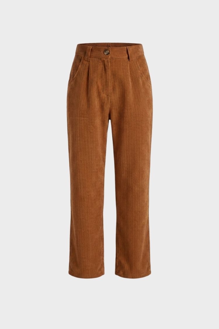 Damen Strukturhose | Straight Fit