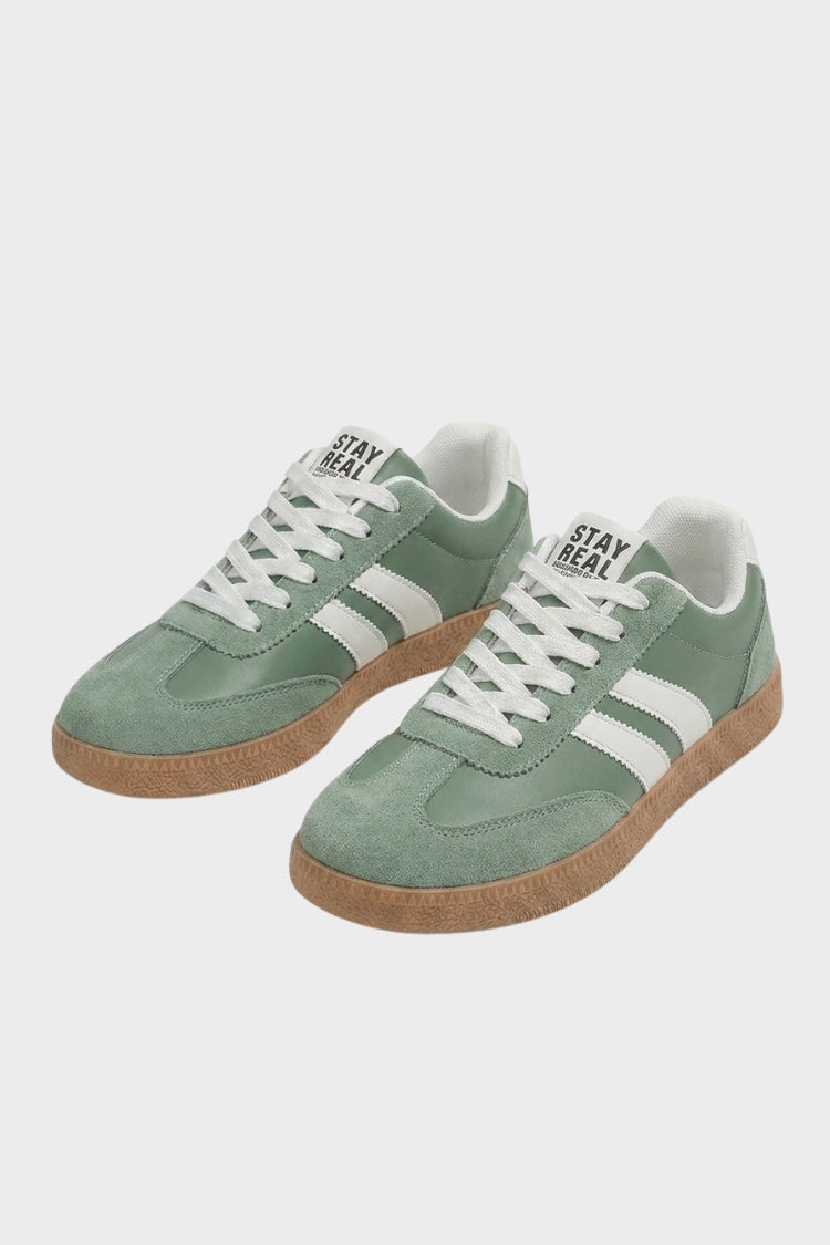 Damen Retro-Sneaker | Kontraststreifen-Design