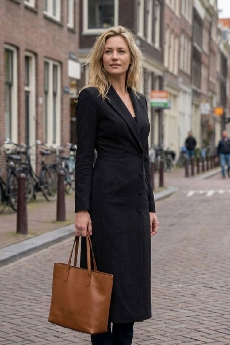 Tailliertes Blazerkleid Damen – Eleganter Büro- und Abendlook