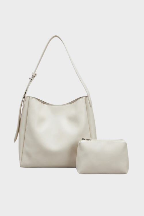 Damen Schultertasche mit Etui | Schmaler Träger