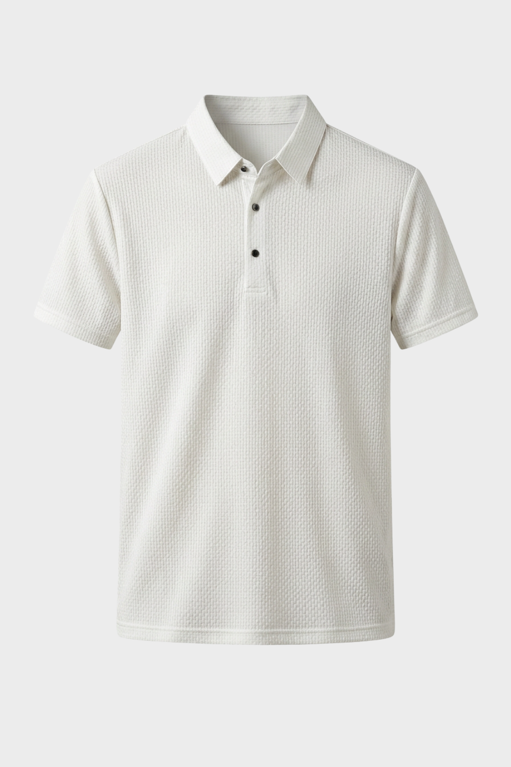 Herren Casual Polo – Strukturierter Stoff
