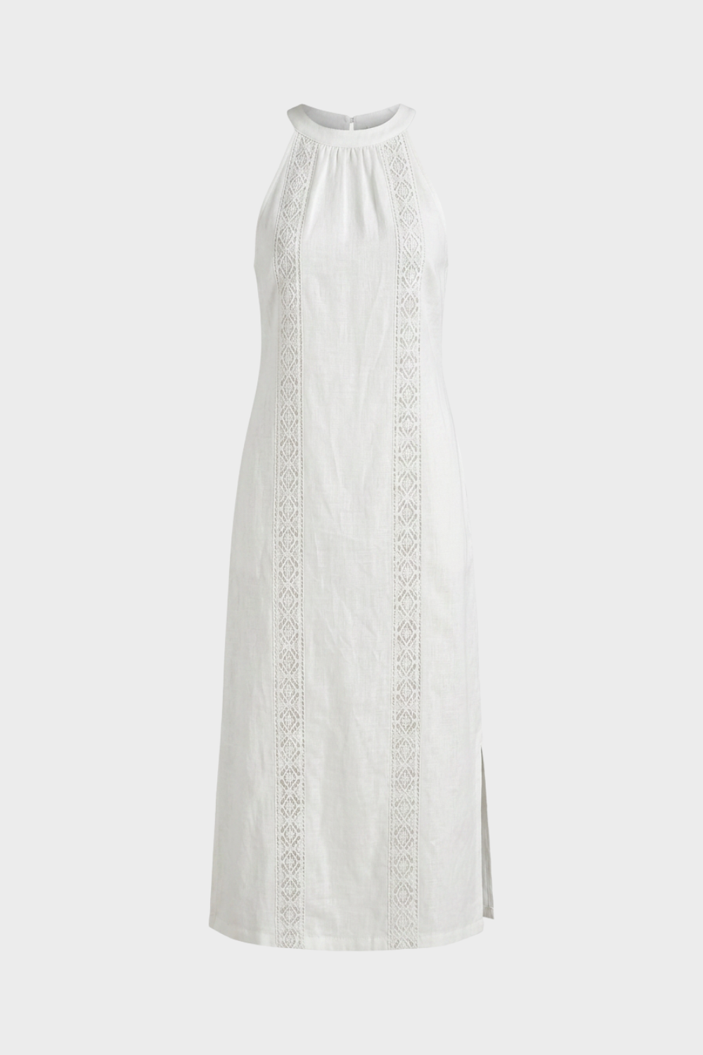 Damen Sommerkleid mit Halterkragen