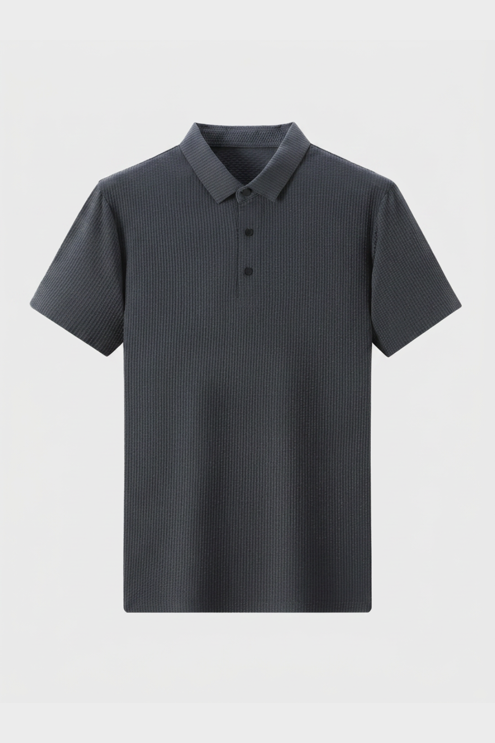 Herren Casual Polo – Strukturierter Stoff