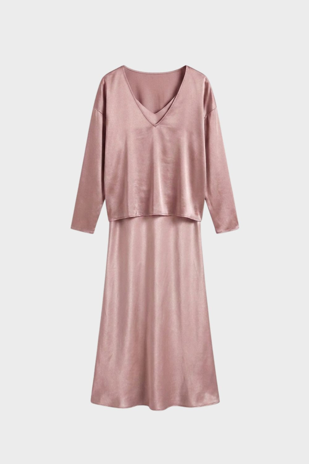 Damen Midi Twin-Set - Strick