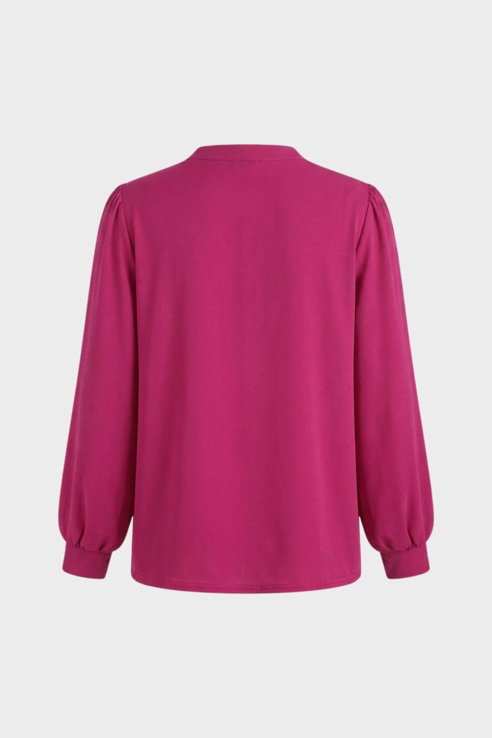 Damen Bluse mit Faltendetails | Puffärmel