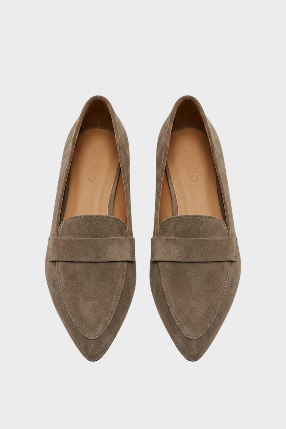 Damen Wildleder-Loafer - Slip-On