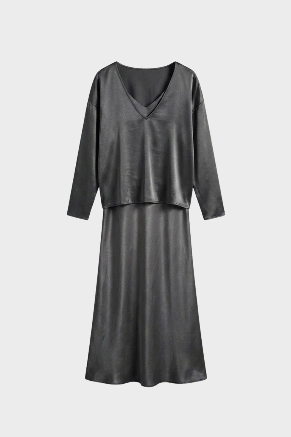 Damen Midi Twin-Set - Strick