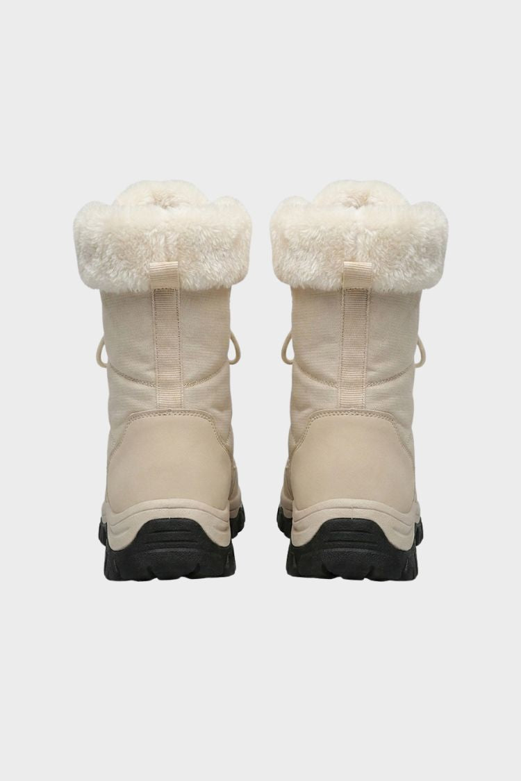 Damen Winterboots | Schnürdesign & Strukturierter Schaftrand