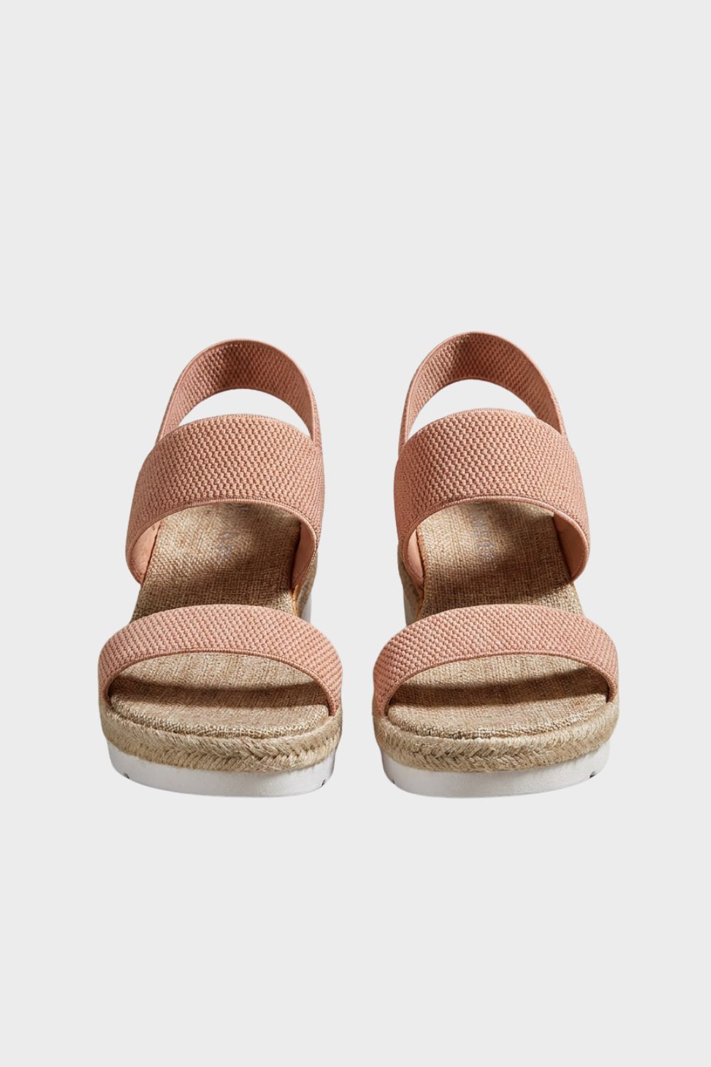 Damen Espadrilles Bast-Plateau Keilabsatz – Lifestyle-Look