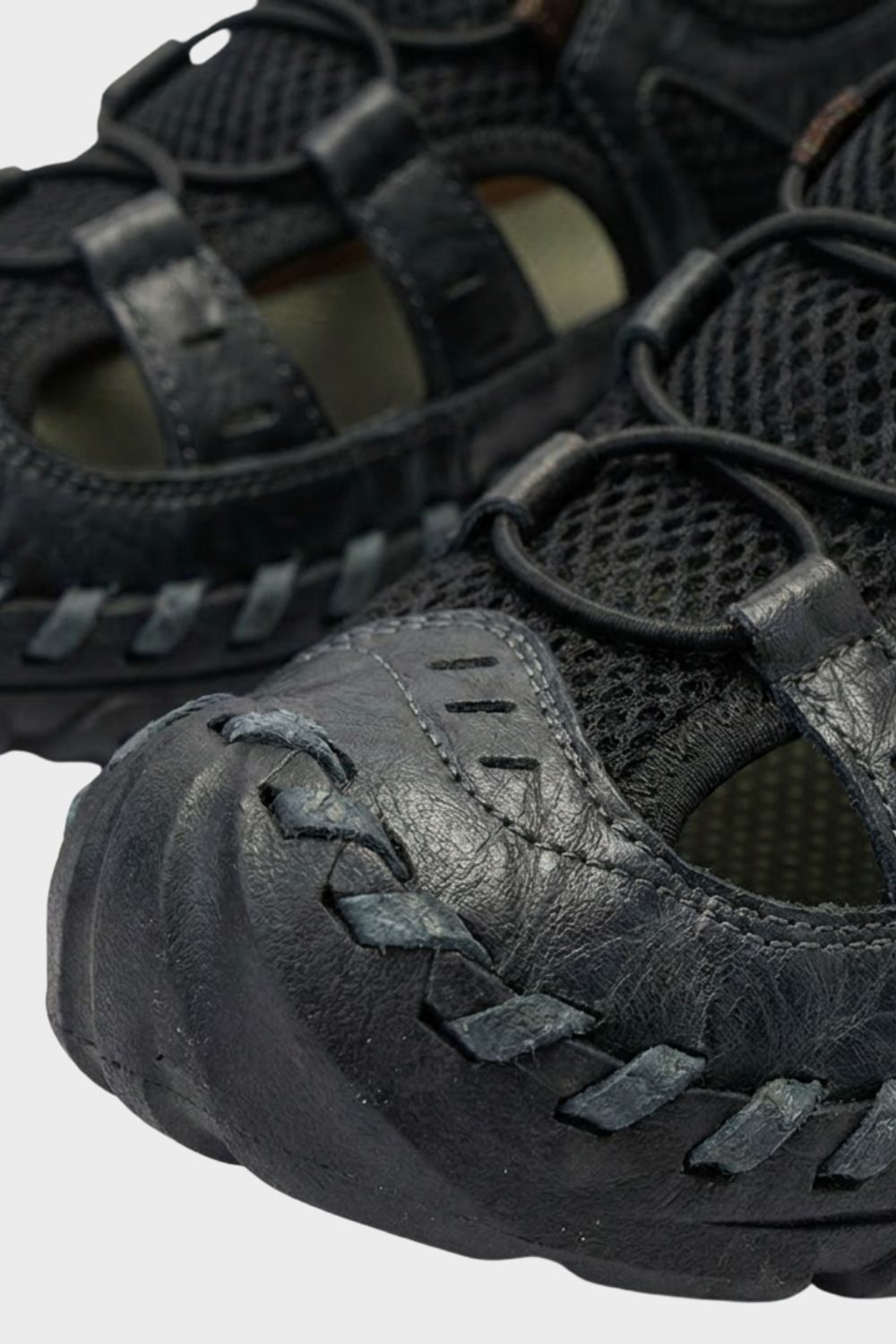 Herren Trekking-Sandalen Wildleder Outdoor – Detail-Ansicht