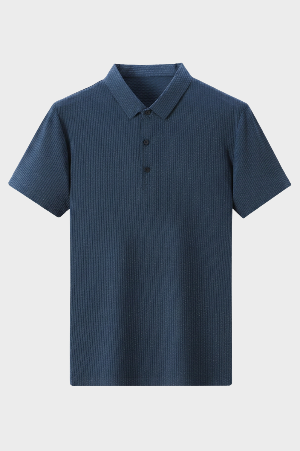 Herren Casual Polo – Strukturierter Stoff
