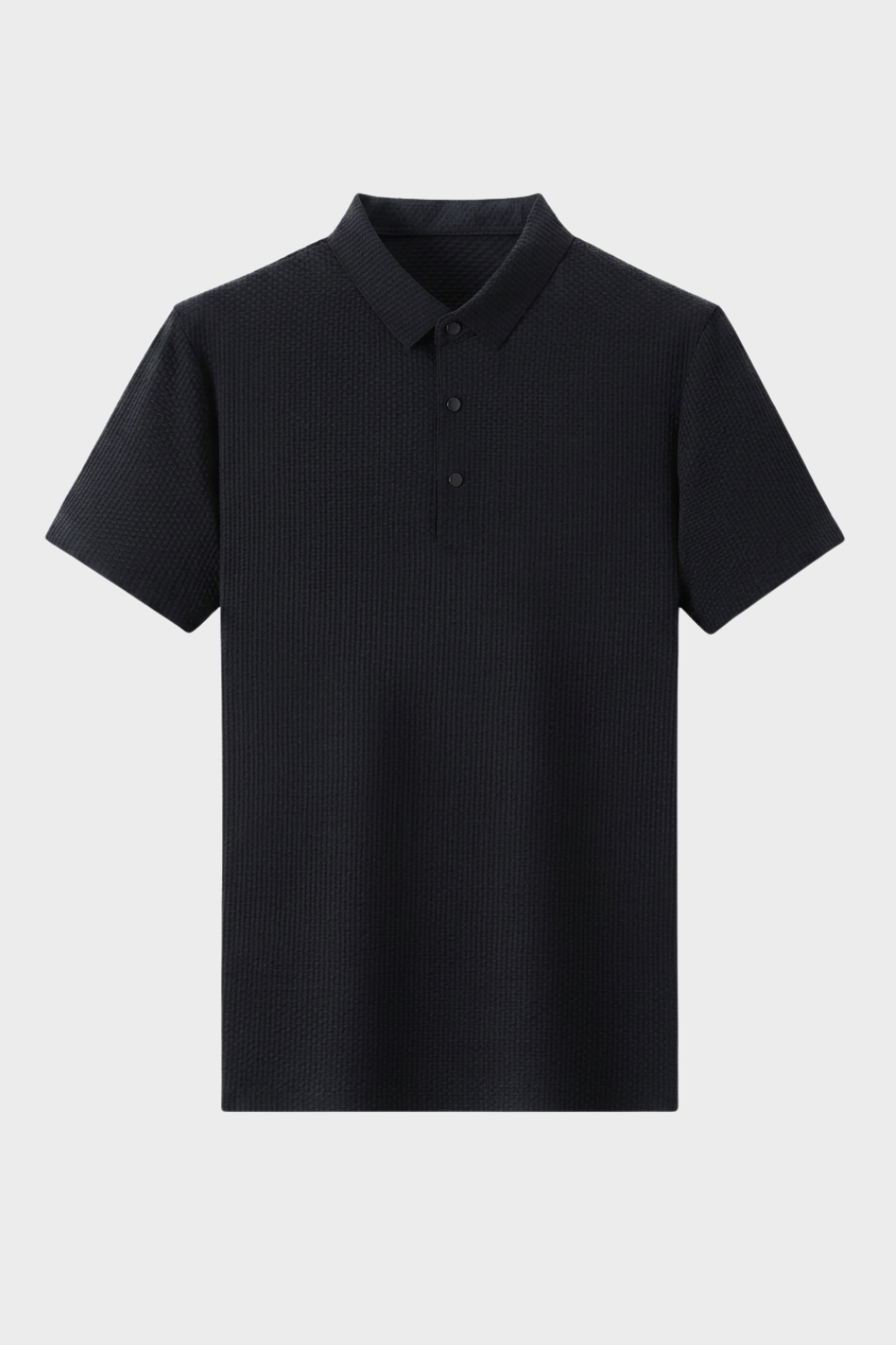 Herren Casual Polo – Strukturierter Stoff