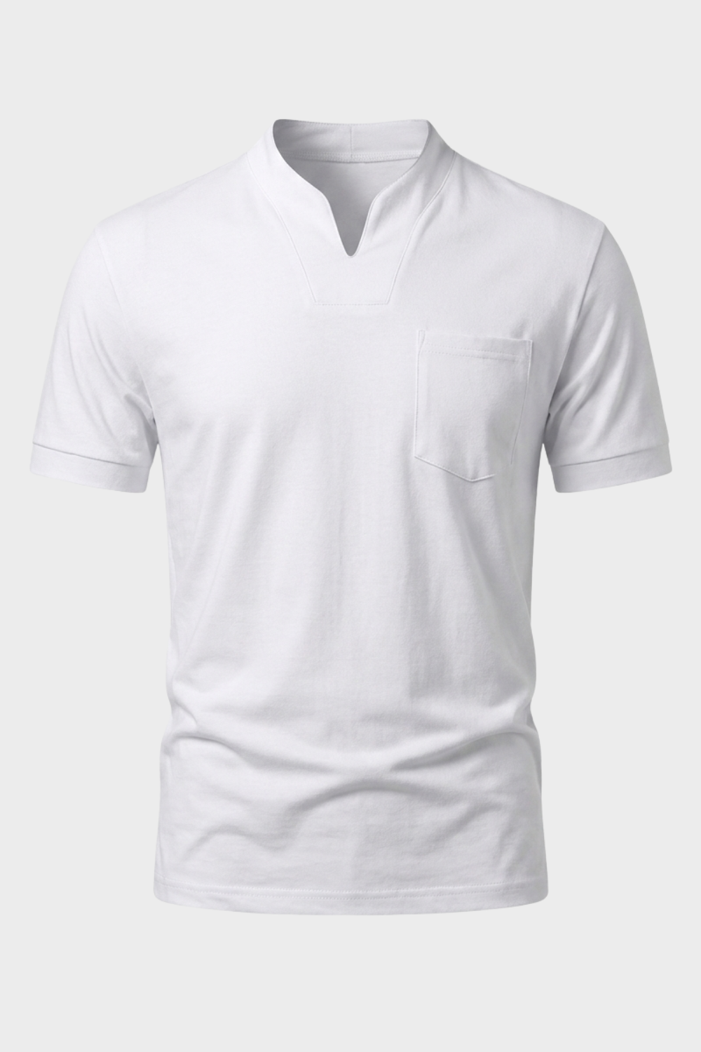 Herren Polo-Shirt Spread-Kragen | 3-Knopf