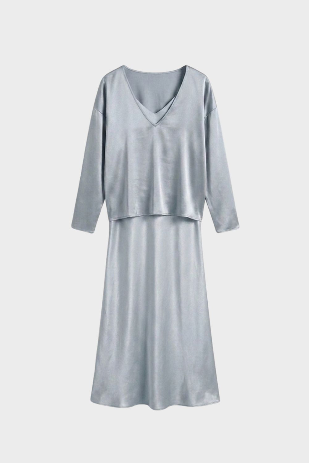 Damen Midi Twin-Set - Strick