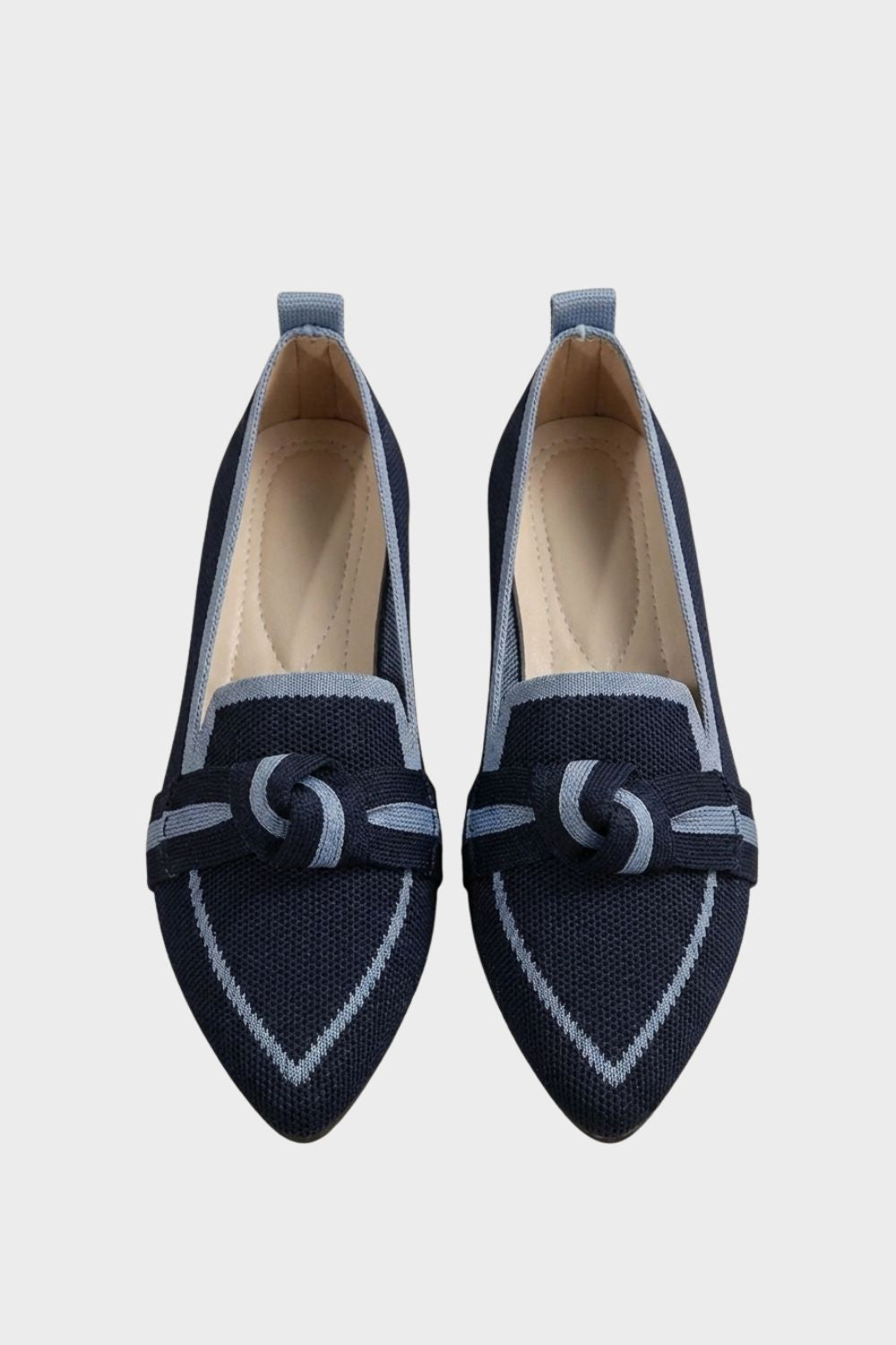 Damen Spitze Loafer Strick Schleife – Styling-Inspiration