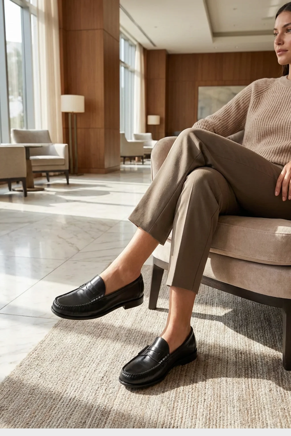 Damen Penny-Loafer - Vollleder
