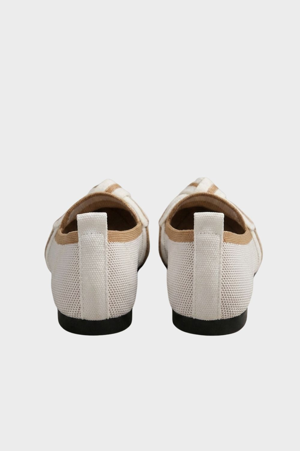 Damen Spitze Loafer Strick Schleife – Profil-Ansicht