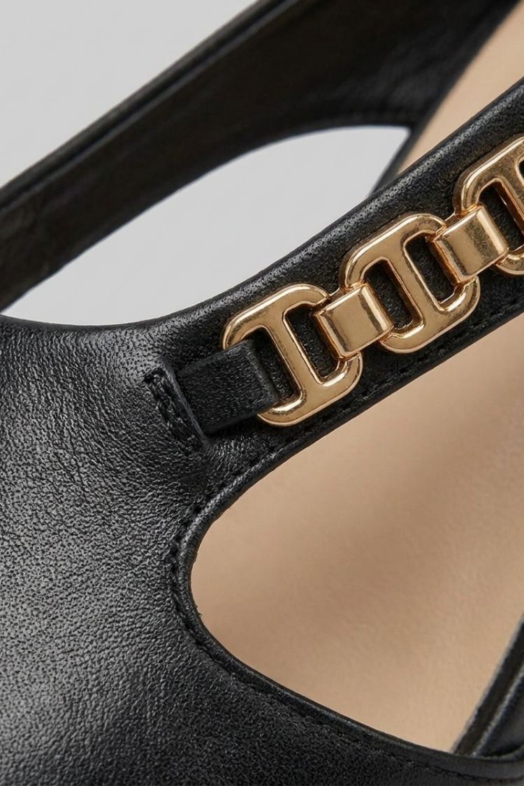 Damen Slingback Pumps | Eckige Zehenpartie