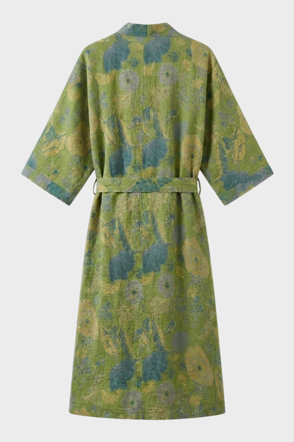 Damen Kimono | Bademantel knielang Gürtel