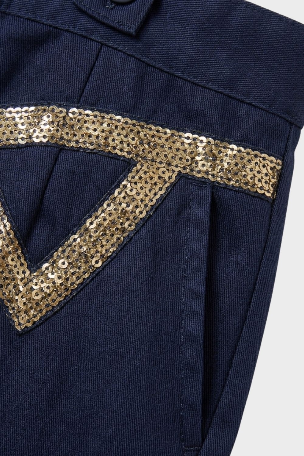 Herren Trachtenhose mit Trägern | Zierstickerei