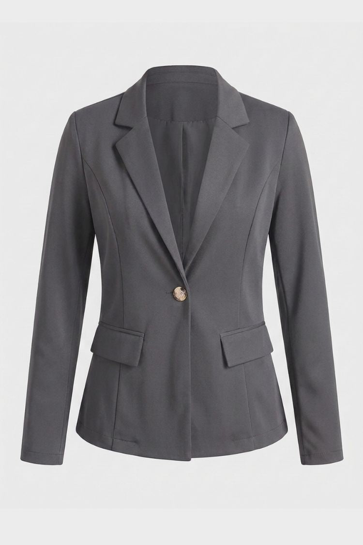 Damen Longline-Blazer | Tailliertes Reversdesign
