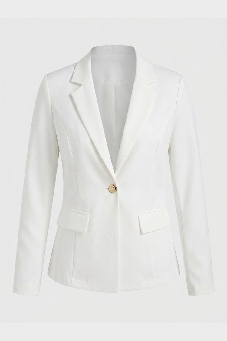 Damen Longline-Blazer | Tailliertes Reversdesign