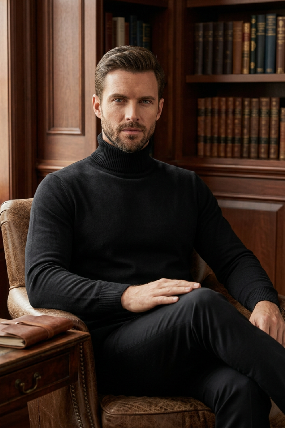 Herren Rollkragenpullover | Schlichtes Design