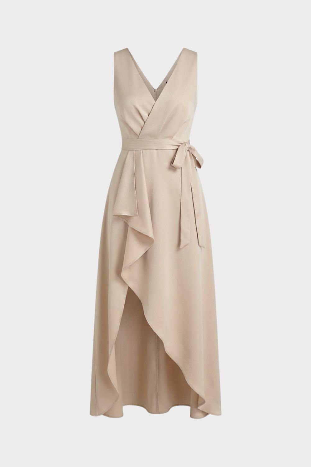 Damen Maxi-Wickelkleid V-Ausschnitt – Hauptansicht