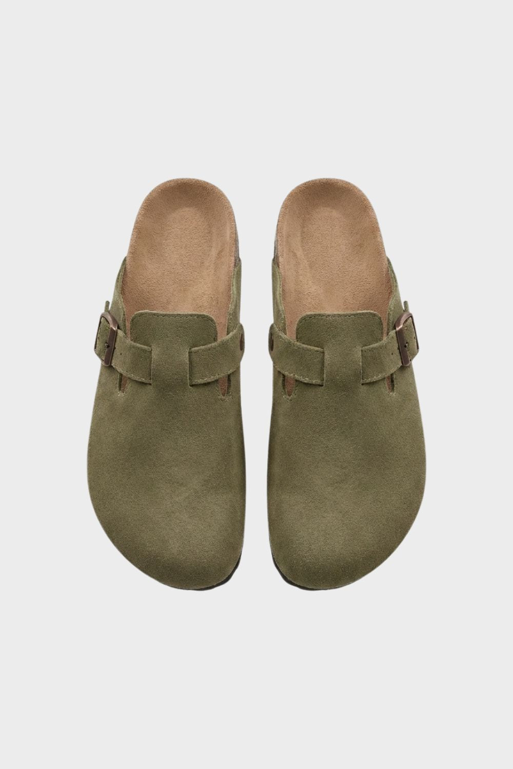 Damen Clogs Pantoletten Schnalle – Material-Detail
