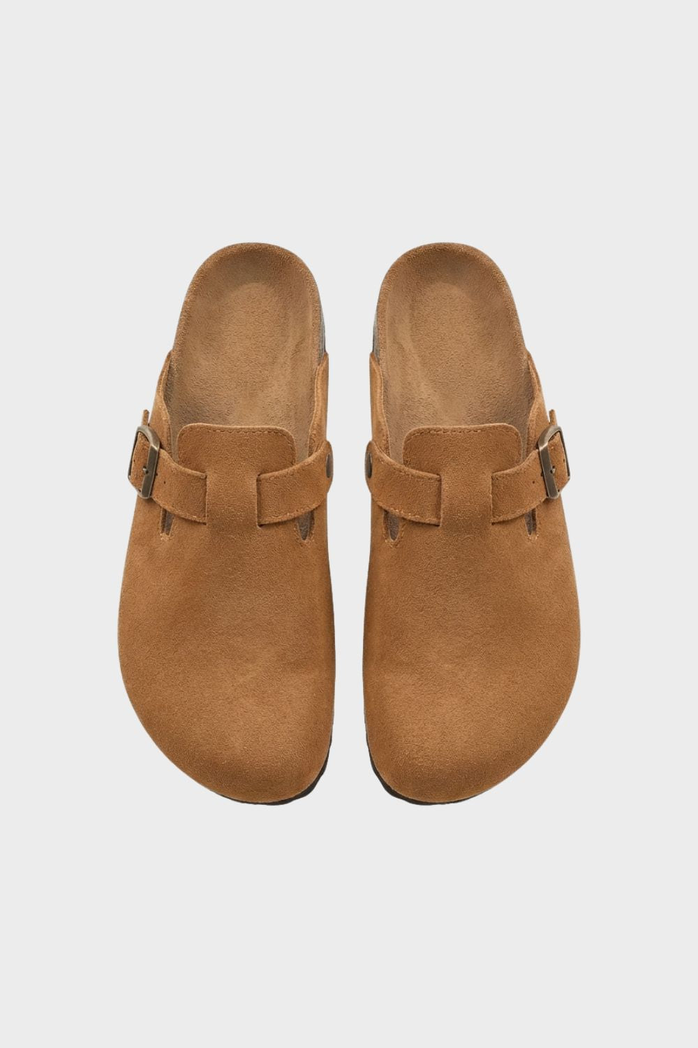 Damen Clogs Pantoletten Schnalle – Rückansicht