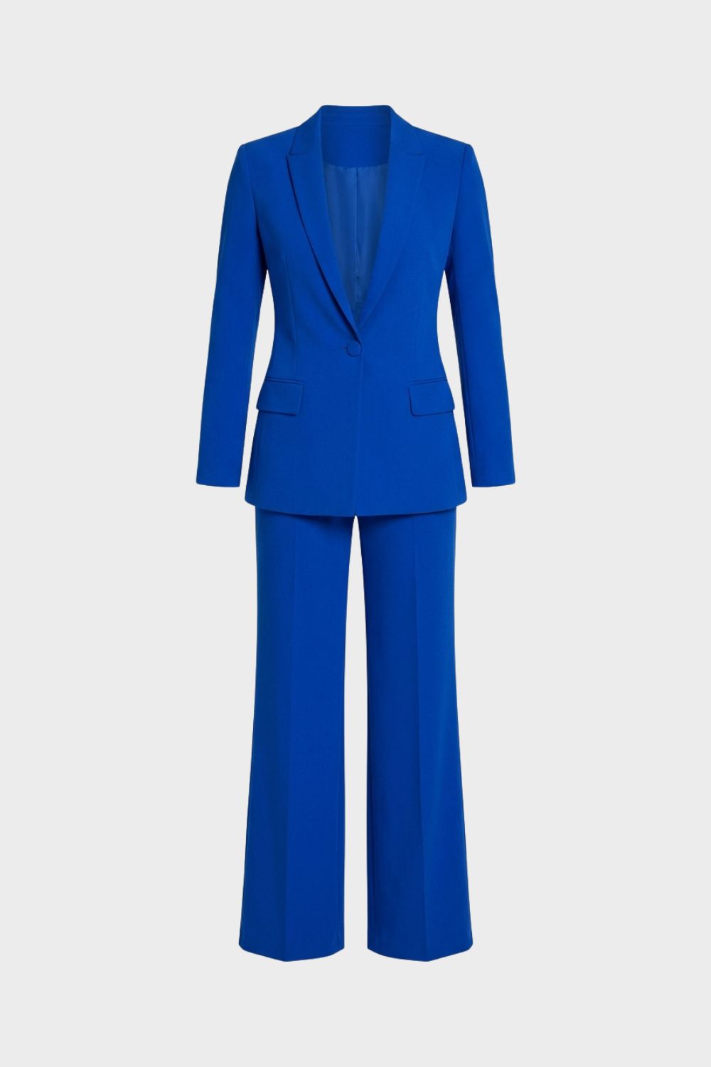 Damen Hosenanzug Blazer Weite Hose – Hauptansicht