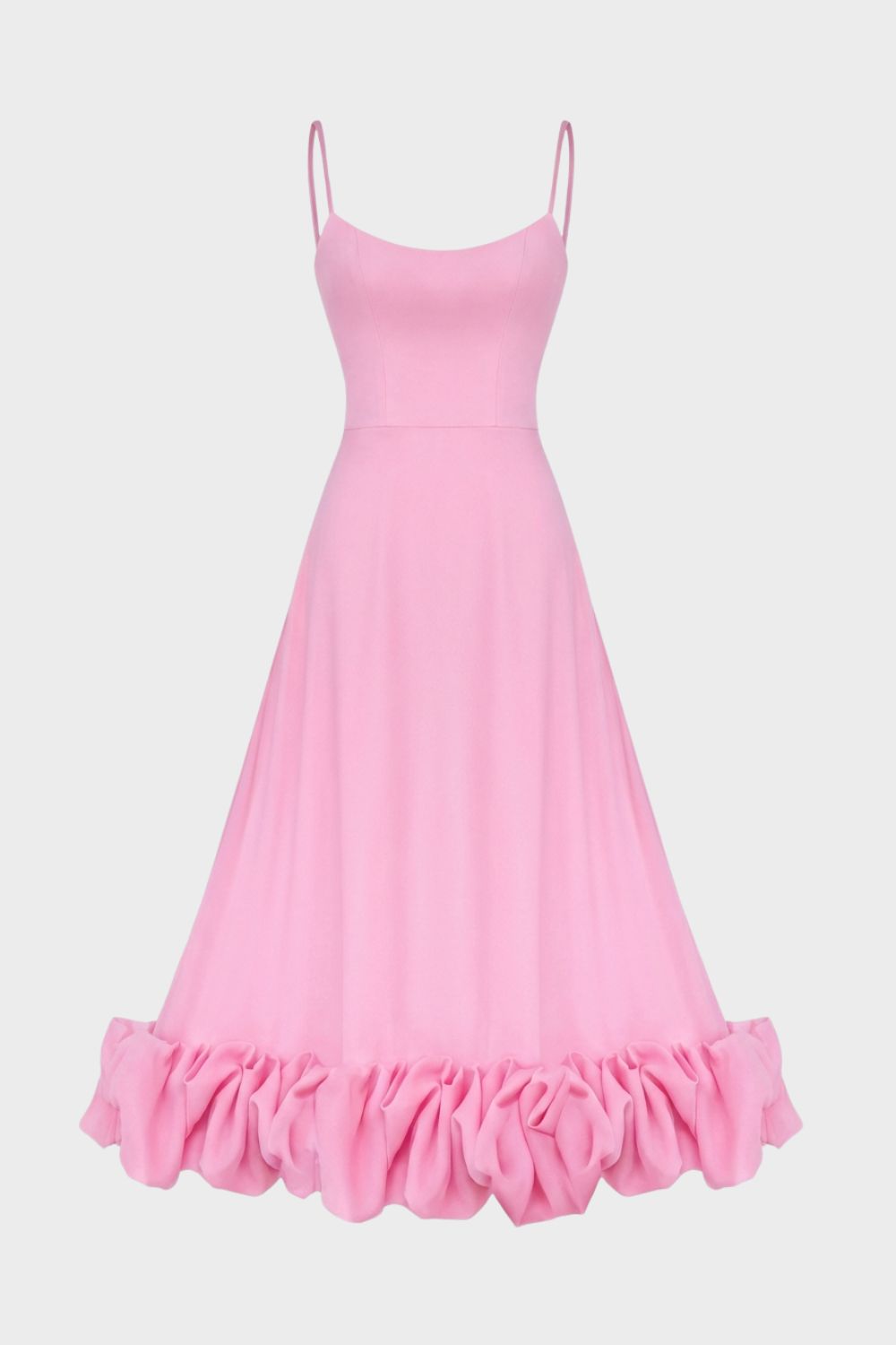 Damen Midikleid Träger Volant – Styling-Inspiration