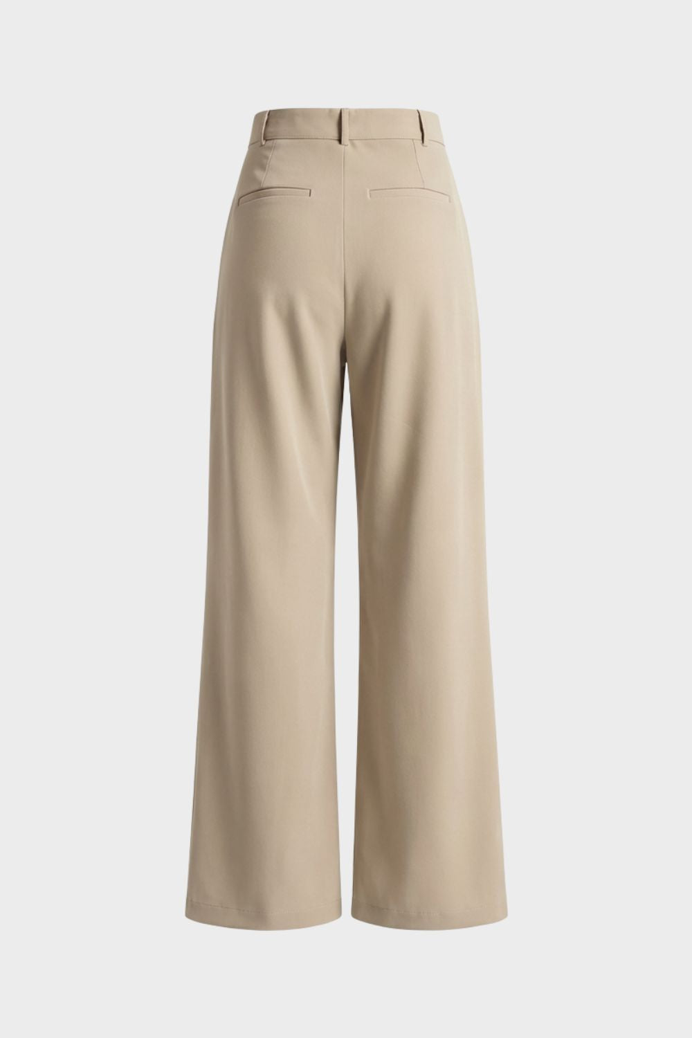 Damen Palazzo Stoffhose High Waist – Profil-Ansicht