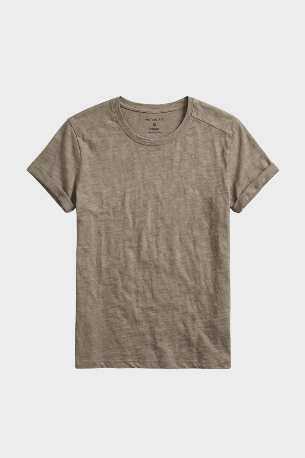 Herren Vintage-Fit Tee Crew-Neck – Rückansicht