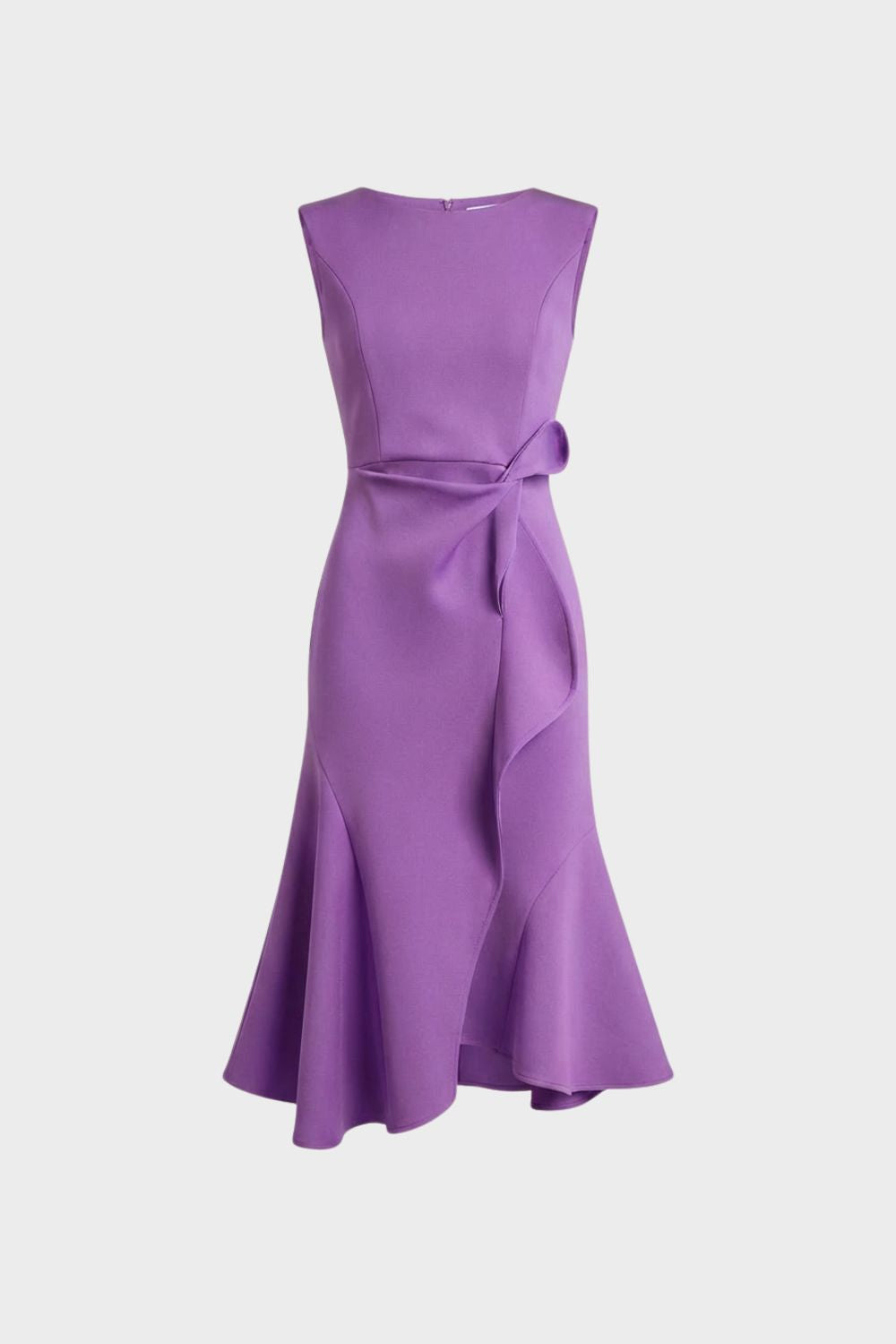 Damen Volant-Midikleid Etui Schleifen – Farb-Übersicht